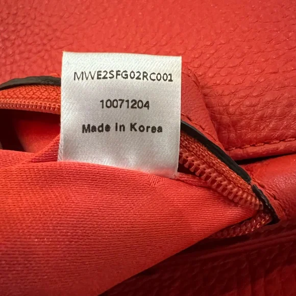 MCM Whipstitch Trim Leather Crossbody Bag with removable and adjustable strap. - Picture 12 of 13